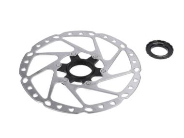 SHIMANO SM-RT64 brzdový kotouč 180 mm Center Lock + závěrná matice s vnějším ozubením