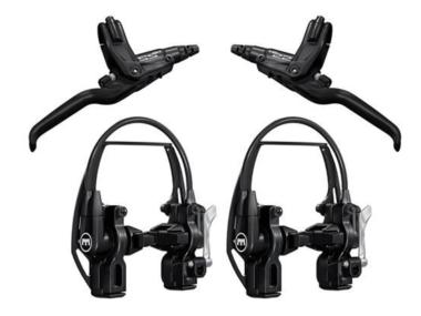 Magura HS22 hydraulické ráfkové brzdy  přední + zadní 850/2000mm
