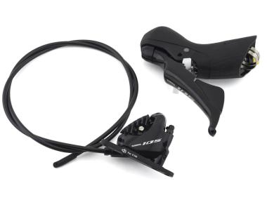 Shimano 105 ST-R7020+BR-R7070  řadící a brzdová páka levá  - přední kotoučová brzda pro 2-převodník Flat Mount