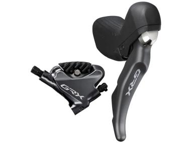 Shimano GRX ST-RX810 +BR-RX810  řadící a brzdová páka levá  - přední kotoučová brzda pro 2-převodník Flat Mount