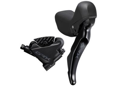 Shimano GRX ST-RX610 +BR-RX400  řadící a brzdová páka pravá  - zadní kotoučová brzda pro 12kolo Flat Mount