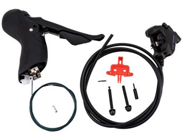 Shimano GRX ST-RX400(J-kit) BR-RX400-KIT, kotoučová brzda zadní 10kolo - FLAT MOUNT 1500mm