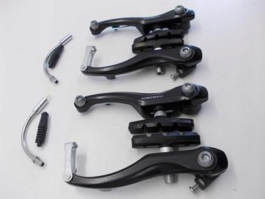 Alhonga HJ-805AD7 V-Brake sada brzdových čelist hliníkové černé
