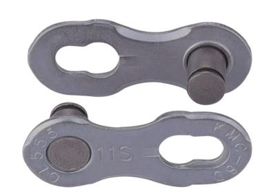 KMC E-Glide stříbrno-šedý -Cues  řetěz 9/10/11 kolo pro Shimano Cues 122 článků