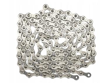 KMC E-Glide stříbrno-šedý -Cues  řetěz 9/10/11 kolo pro Shimano Cues 122 článků