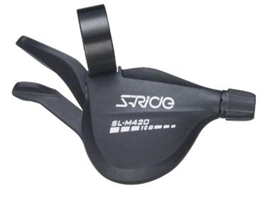 S-Ride SL-M420  řadící páčka MTB 10-rychlostní - pouze pravá páčka -kompatibilní pro Shimano