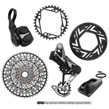 SRAM XX Eagle Transmission AXS T-Type E-MTB sada 12kolo 104BCD 36z