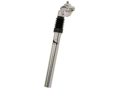 Sedlovka M-WAVE odpružená průměr 27,2mm délka 300mm zdvih 40mm barva stříbrná