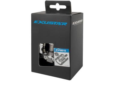 Pedály TREK EXUSTAR SPD jednostranné Alu CNC Cr-Mo osa kompatibilní pro SHIMANO vč. kufrů