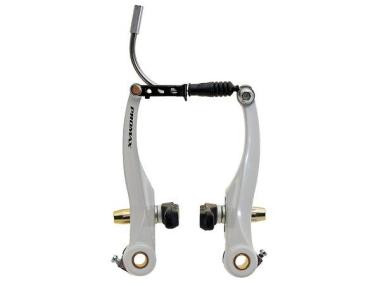 Brzdové čelisti MTB PROMAX V-BRAKE Alu barva bílá /př + zad/