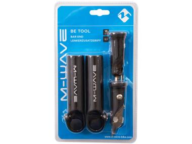 Rohy M-Wave ALU krátké + 15 funkční nářadí  barva černá mat