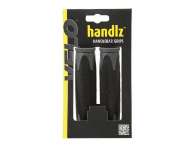 Gripy VELO D2 dvouvrstvé GELOVÉ šířka 130mm - v krabičce - barva černošedé