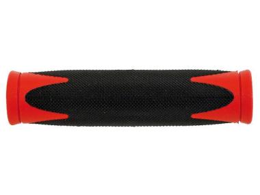 Gripy VELO D2 dvouvrstvé GELOVÉ šířka 130mm balené v krabičce barva černočervené
