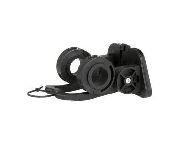 Koš na řídítka ocelový včetně Clip-on držáku velikost 34,5 x 26 x 26/ 22,5 cm