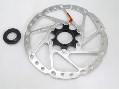 Shimano DEORE SM-RT64 brzdový kotouč 180mm Center Lock + závěrná matice (vnitřní ozubení)