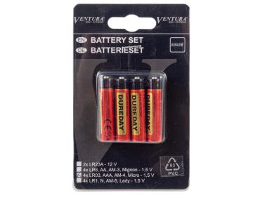 Baterie mikrotužková AAA alkalická 1,5V balené na blistru po 4ks cena za balení