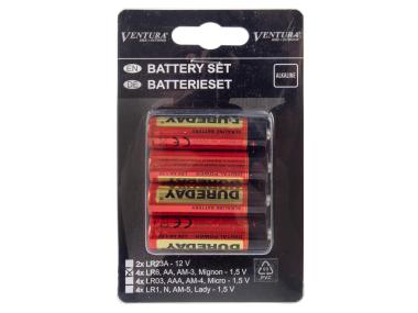 Baterie tužková AA alkalická 1,5V balené na blistru po 4ks cena za balení
