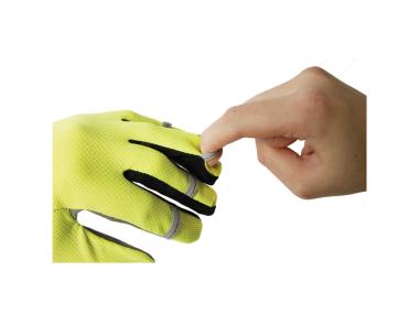 Rukavice M-WAVE gelové  protiskluzové ,gel reflexní, velikost S