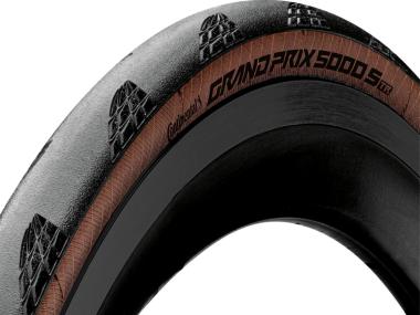 Continental Grand Prix 5000 S TR 700x28C plášť silniční kevlar skládací černá-hnědá