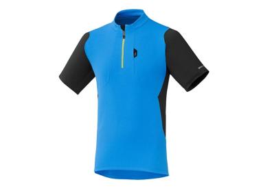 SHIMANO Touring dres lightning modrá, L