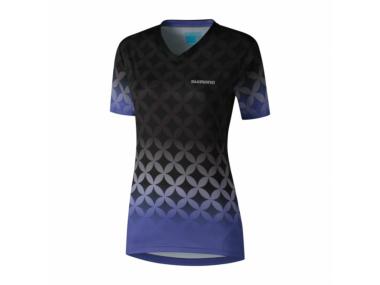 SHIMANO SAIKO dres s krátkým rukávem dámský fialová, M