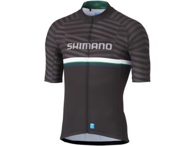 SHIMANO TEAM dres černá/zelená, XL
