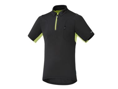 SHIMANO polo dres černá, XL