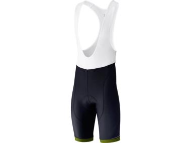 SHIMANO ASPIRE kraťasy s laclem černá/limetkově žlutá, XL