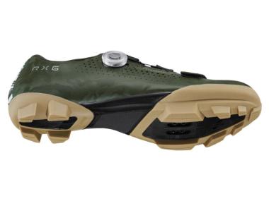 SHIMANO SH-RX600 gravel tretry pánské zelená - velikost EU 44