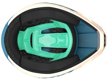 LAZER MTB EXTREME přilba CHASE KinetiCore matná modrá/béžová, S (54 - 56 cm)
