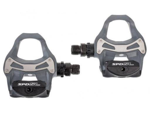 Shimano SPD SL PD-R550 pedály silniční šedé + zarážky