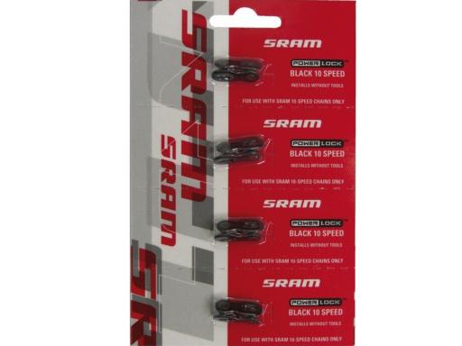 Sram PowerLock spojka na řetěz černá 10r., balení 4 ks