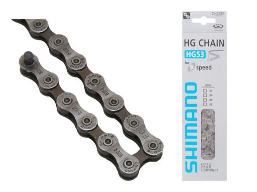 Shimano Deore CN-HG53 řetěz 9s, 114článků, baleno v krabičce