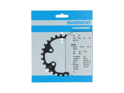 Shimano FC-M6000 převodník 26 zubů 2x10s, 4packa