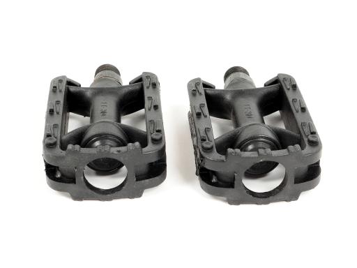 Pedály dětské MTB plastové s kuličkovými ložisky-STANDARDNÍ ZÁVIT 9/16"