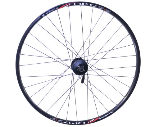 Zapletené přední kolo MTB 26" Alexrims  DP17-Shimano HB-M475 - 32děr černý