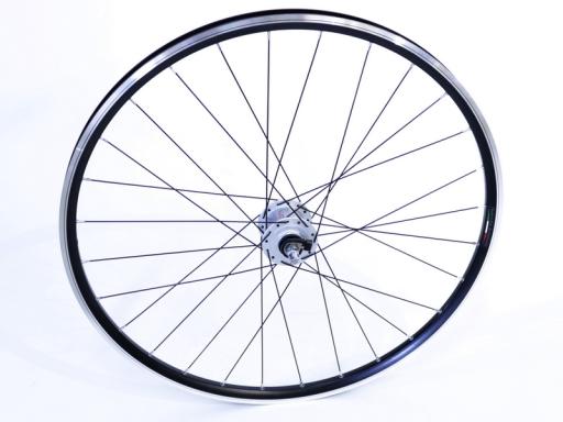 Zap. přední kolo 28" treking Gipiemme nába Shimano Nexus DH-C3000-1N s dynamem, plášť, V-brzda, černá