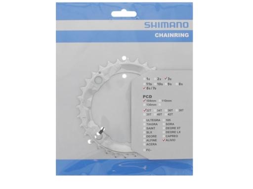 Shimano  FC-M415 převodník 32 zubů - 3x8s, 4packa