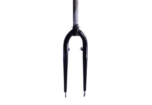 Vidlice TREKKING 28"  1 1/8" A-head/ pevná ocelová  - surová - barva dle přání