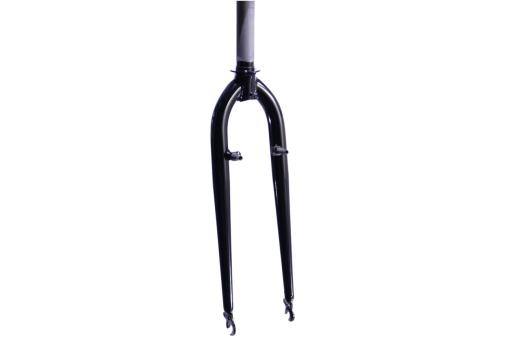 Vidlice TREKKING 28"  1 1/8" A-head/ pevná ocelová  - surová - barva dle přání