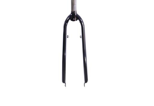 Vidlice TREKKING 28"  1 1/8" A-head/ pevná ocelová, surová, barva dle přání