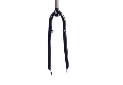 Vidlice TREKKING 28"  1 1/8" A-head/ pevná ocelová, surová, barva dle přání