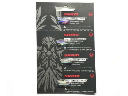 Sram Eagle PowerLock Rainbow spojka na řetěz 12r., balení 4 ks