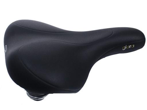 Sedlo Selle Royal GIARA 8015D  s elastomerem ,dámské ,barva černá