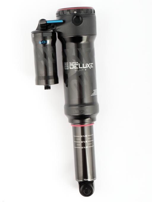 Rock Shox Super Deluxe Select + RT Debon Air / Lockout tlumič MTB Trunnion 225 x 75 mm, barva černá