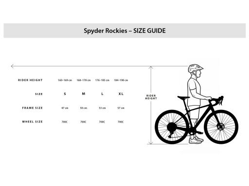 Kolo Gravel Spyder Rockies Shimano GRX RX820 1x12, velikost M – 50 cm, barva dle přání