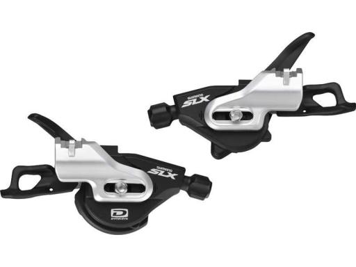 SHIMANO SL-M670-B I-SPEC B SLX řadící páčka, 2/3x10s, levá + pravá, stříbrná - OEM