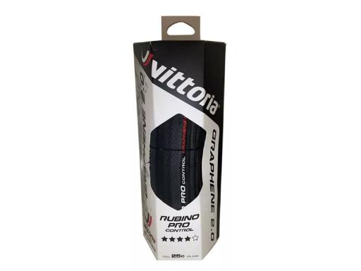 Vittoria Rubino Pro Control Graphene 2.0 700 x 25C silniční plášť  kevlar, černá