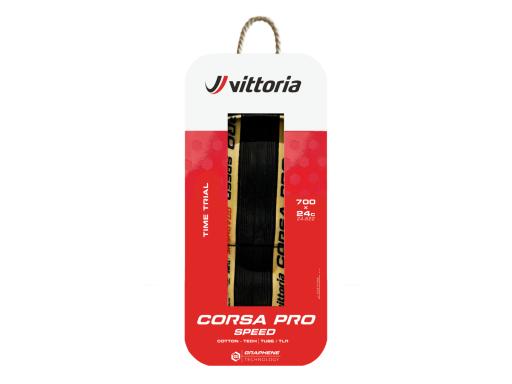 Vittoria Corsa Pro Speed Graphene 2.0 TLR silniční plášť 700x26c, kevlar, para-černá