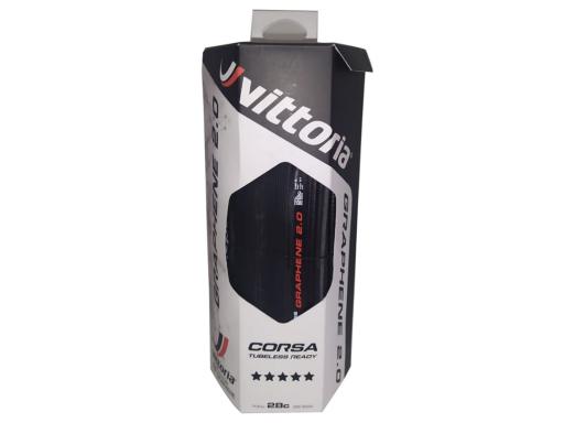 Vittoria Corsa Graphene 2.0 TLR silniční plášť 700x28c, kevlar, černá